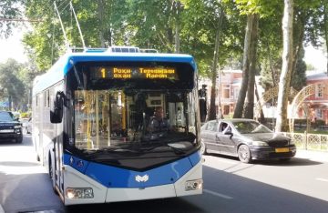 A contract for the supply of 100 trolleybuses in Dushanbe