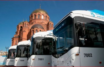 (рус) Троллейбусы BKM Holding вышли на маршруты Волгограда