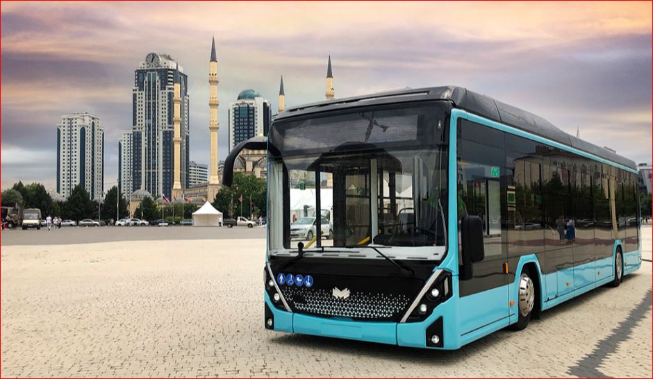 BKM Holding представляет электробус на выставке в Чеченской Республике